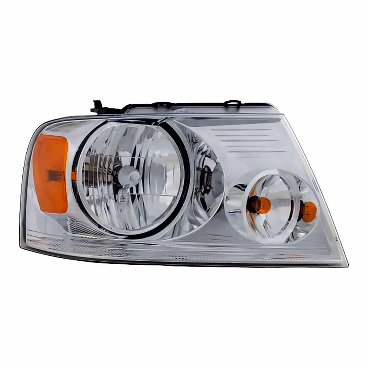 2004-2008 Ford F150 Passenger Side Head Lamp, fo2503201. Front view.
