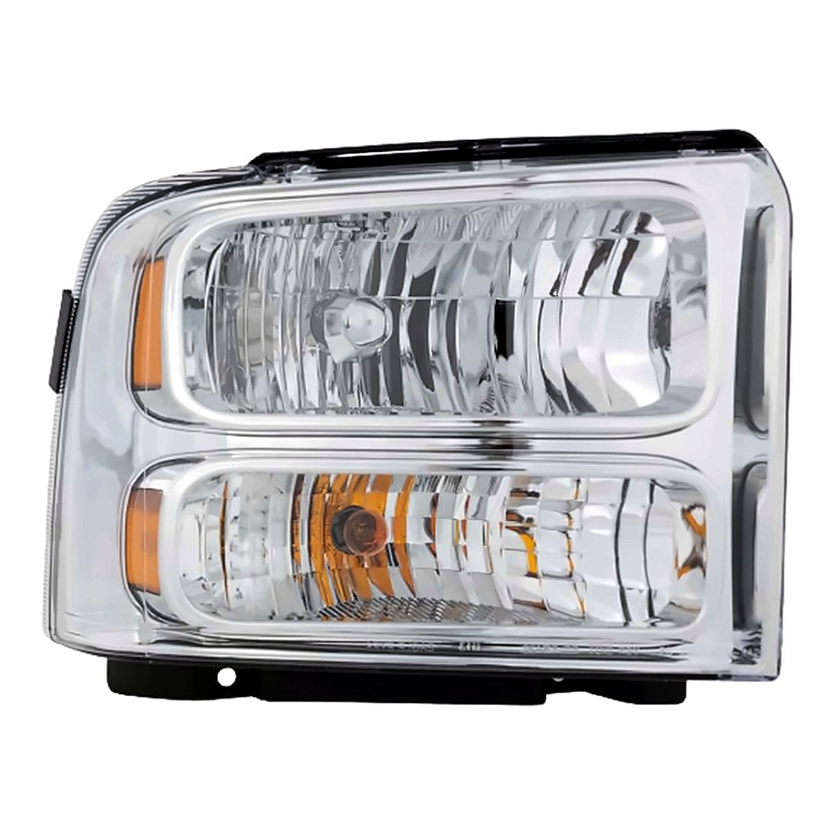 2004-2007 Ford F250 Passenger Side Head Lamp, fo2503217. Front view.