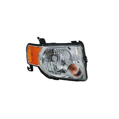 2008-2012 Ford Escape Hybrid Head Lamp Passenger Side Without App Pkg , FO2503229. Exact fit for vehicle restoration.