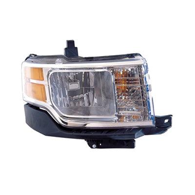 2009-2012 Ford Flex Head Lamp Passenger Side Halogen , FO2503266. Durable and impact-resistant.