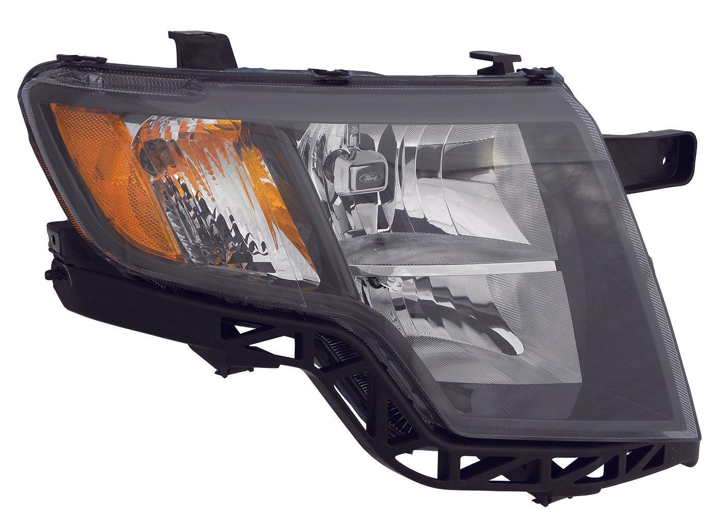 2009-2010 Ford Edge Head Lamp Passenger Side Sport Model , FO2503271. Exact fit for vehicle restoration.