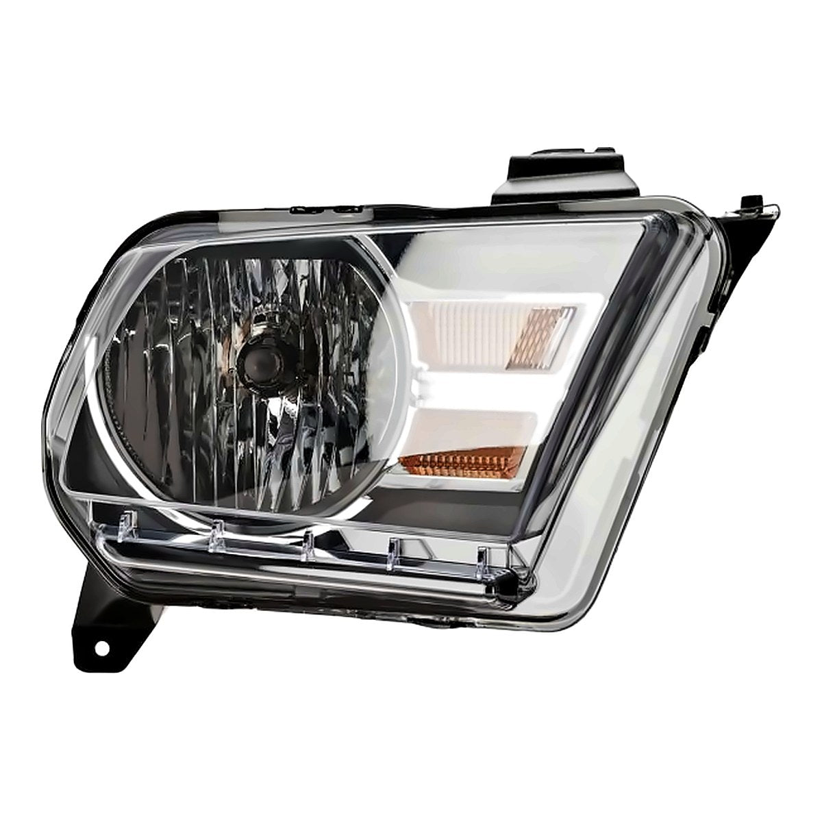 2010-2014 Ford Mustang Shelby Gt500 Passenger Side Head Lamp, fo2503281. Front view.