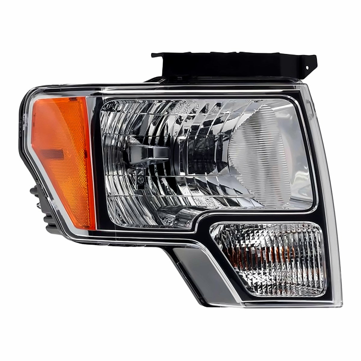 2009-2014 Ford F150 Passenger Side Head Lamp, fo2503287. Front view.