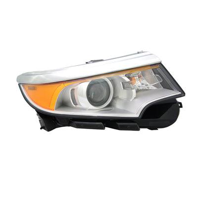 2011-2014 Ford Edge Head Lamp Passenger Side Halogen Sport/Sel Mdl , FO2503292. High-quality aftermarket part.