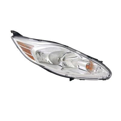 2011-2013 Ford Fiesta Hatchback Head Lamp Passenger Side , FO2503295. Designed for OEM alignment.