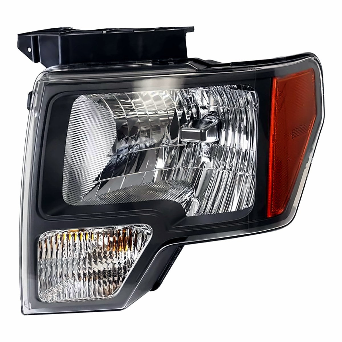 2010-Ford F150 Passenger Side Head Lamp, fo2503297. Front view.