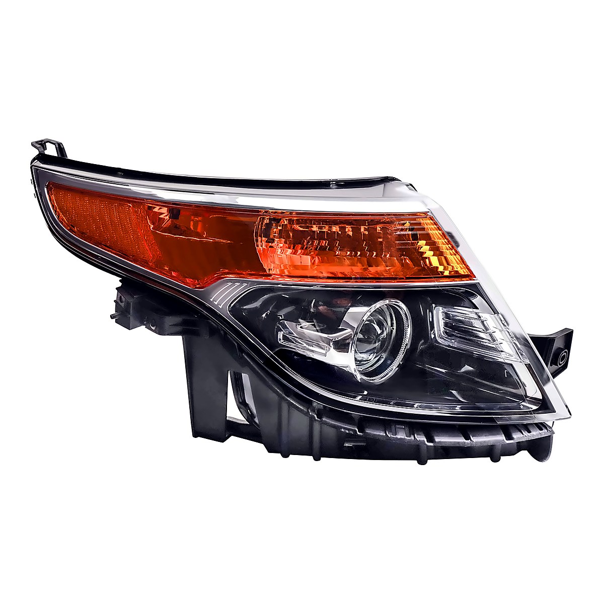2011-2015 Ford Explorer Limited Passenger Side Head Lamp, fo2503301. Front view.