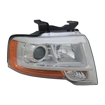 2015-2017 Ford Expedition Head Lamp Passenger Side , FO2503334. Installed view for reference.