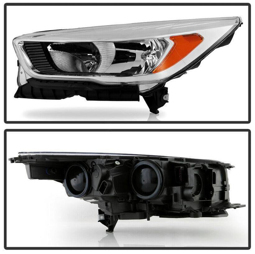 2017-2019 Ford Escape Head Lamp Passenger Side Halogen Without Led Signature Lamps , FO2503349. Side view of the replacement part.