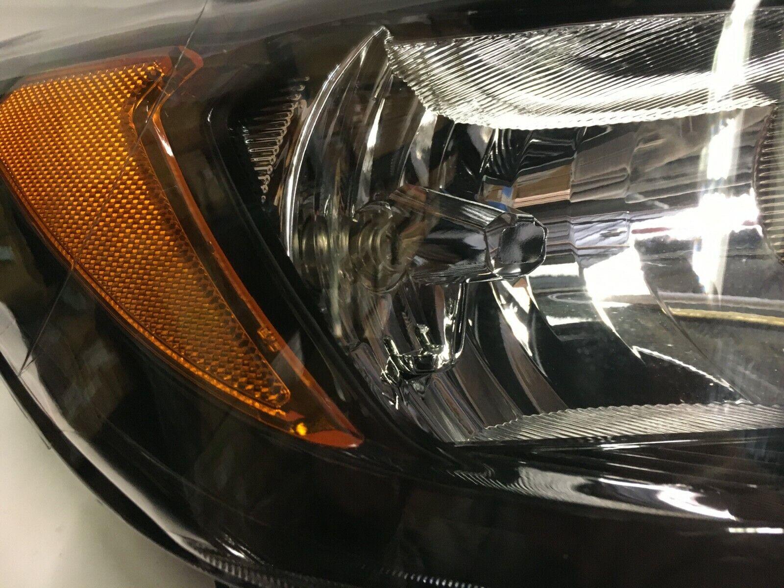 2017-2019 Ford Escape Head Lamp Passenger Side Black Bezel With Led Accent , FO2503352. Replacement part ready for install.