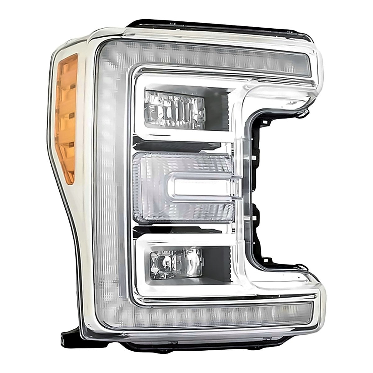 2018-2019 Ford F450 Superduty Front Passenger Side Head Lamp, fo2503401. Front view.