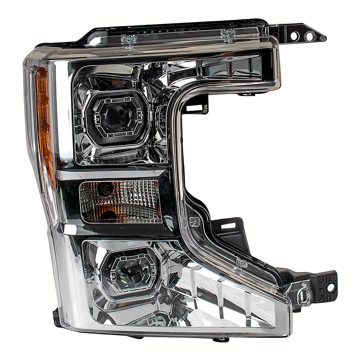 2020-2022 Ford F550 Superduty Passenger Side Head Lamp, fo2503405. Front view.