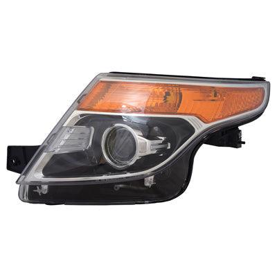 2011-2015 Ford Explorer Limited Head Lamp Driver Side With Hid , FO2518127. High-quality aftermarket part.