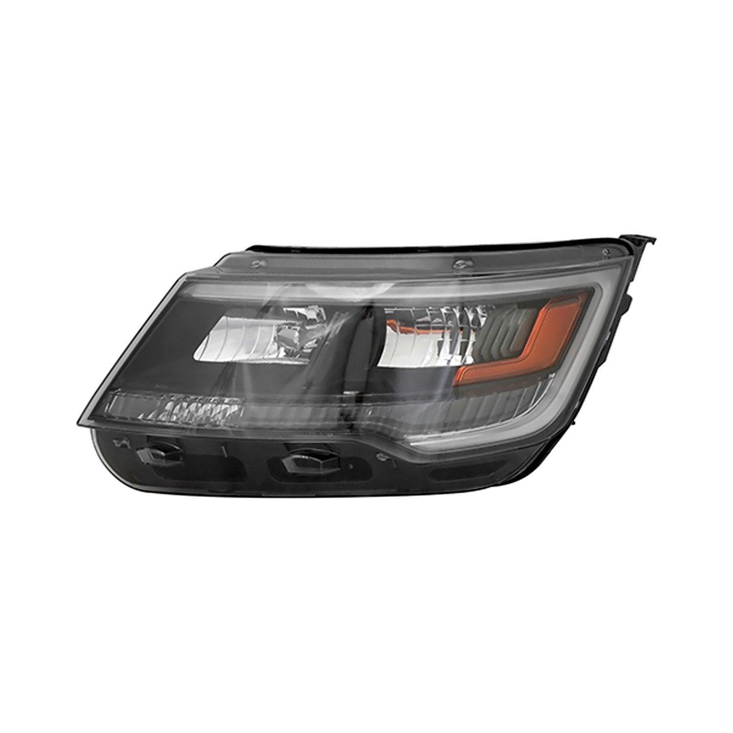 2016-2018 Ford Explorer Sport Head Lamp Driver Side Hid Sport Model , FO2518131. Lightweight yet durable construction.