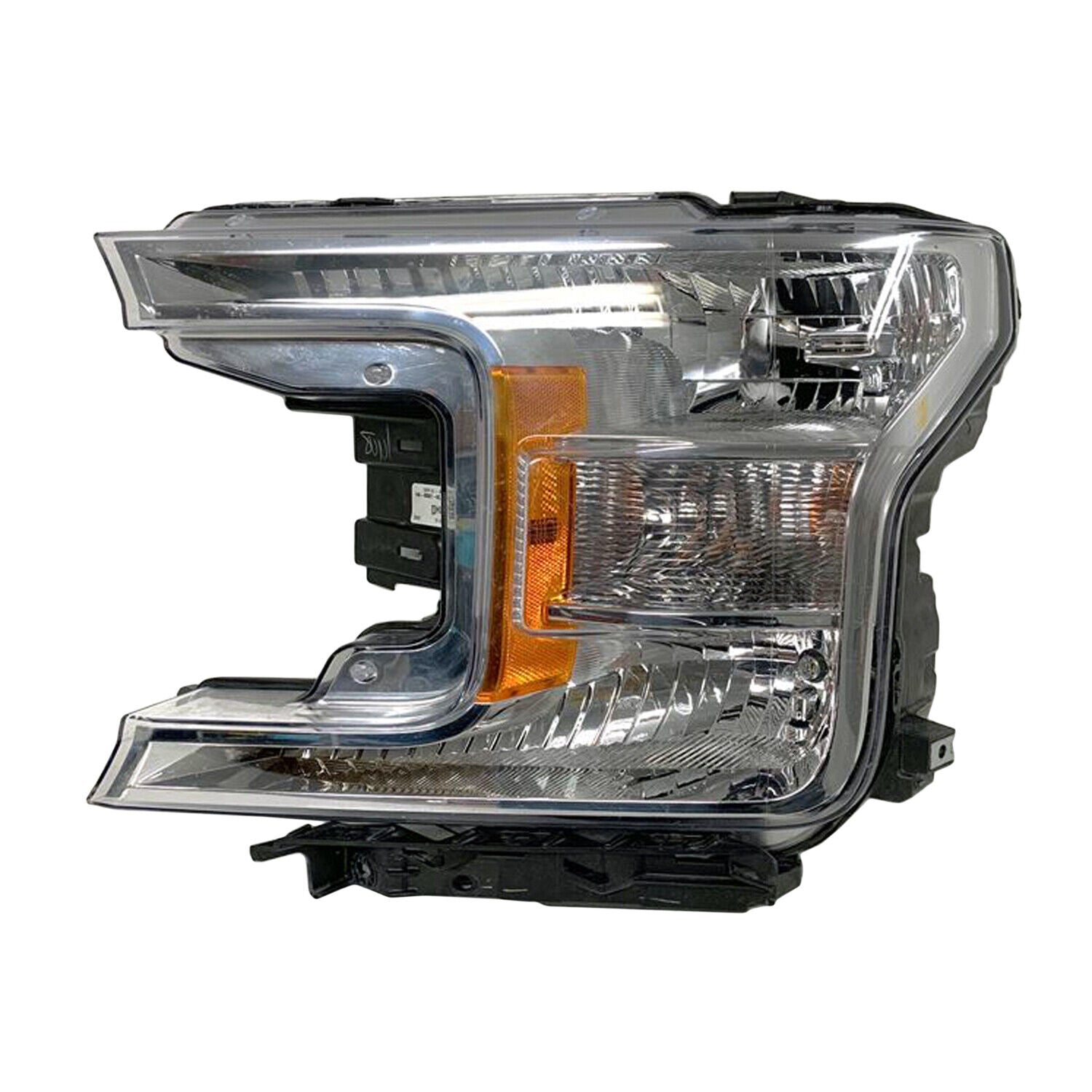 2018-2020 Ford F150 Head Lamp Driver Side Halogen Without Sport Pkg , FO2518145. Designed for OEM alignment.