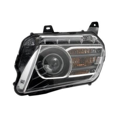 2013-2014 Ford Mustang Head Lamp Passenger Side Hid , FO2519113. Angle view for visual reference.