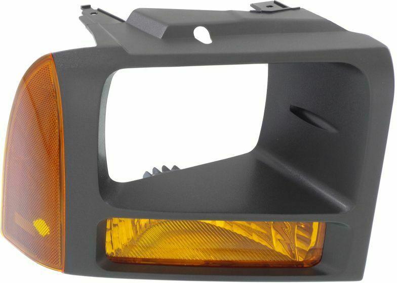 2005 Ford F250 Side Marker Lamp Passenger Side Gray Trim Ring , FO2521182. Durable and impact-resistant.