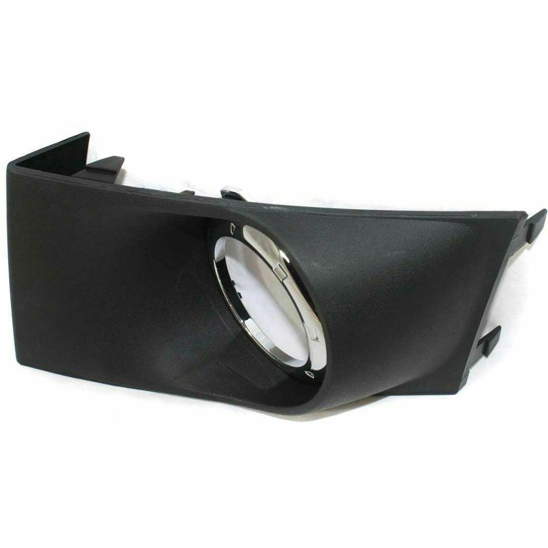 2008-2011 Ford Focus Fog Lamp Cover Front Passenger Side With Fog 08 All/Sdn 09-11 , FO2599101. Side view of the replacement part.