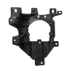 2019-2023 Ford Ranger Fog Lamp Bracket Front Driver Side Plastic , FO2602108. Side view of the replacement part.