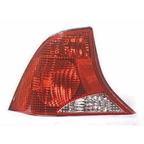 2001-2002 Ford Focus Tail Lamp Driver Side Sdn , FO2800177. High-quality aftermarket part.