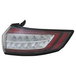 2015-2018 Ford Edge Tail Lamp Passenger Side Without Level 2 Trim Se/Sel Model , FO2801243. Replacement part ready for install.