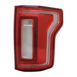 2015-2017 Ford F150 Tail Lamp Passenger Side Led Type Without Blind Spot , FO2801246. Angle view for visual reference.
