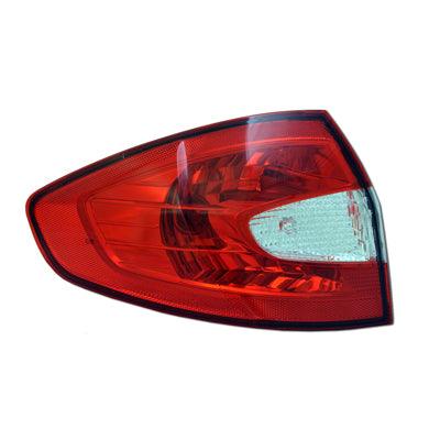 2011-2013 Ford Fiesta Sedan Tail Lamp Driver Side , FO2804105. Angle view for visual reference.