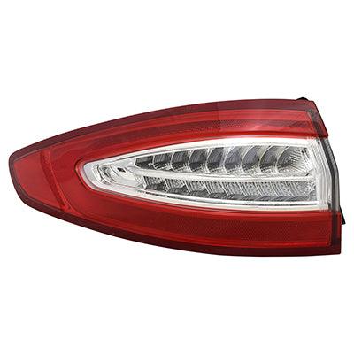 2013-2016 Ford Fusion Hybrid Tail Lamp Driver Side Energi/Titanium /Hyb Model , FO2804111. OEM-style replacement.