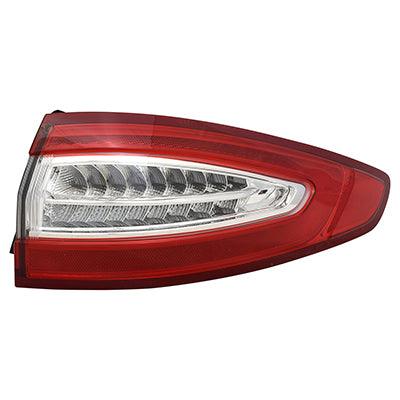 2013-2016 Ford Fusion Tail Lamp Passenger Side Energi/Titanium/Hyb Model , FO2805111. Precision fitment for collision repair.