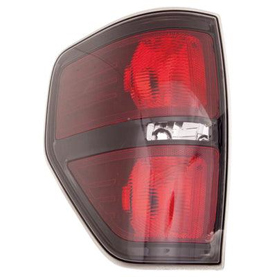 2011-2014 Ford F150 Tail Lamp Driver Side Harley-Davidson Mdl , FO2818148. Side view of the replacement part.