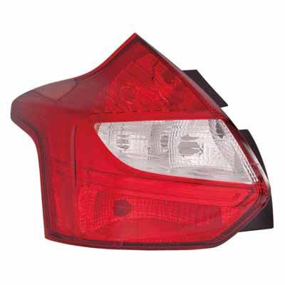 2012-2014 Ford Focus Tail Lamp Driver Side , FO2818152. Designed for OEM alignment.