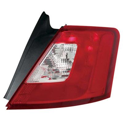 2010-2012 Ford Taurus Tail Lamp Passenger Side Se-Sel , FO2819149. Angle view for visual reference.
