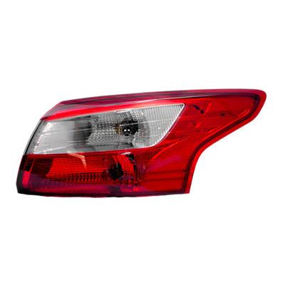 2012-2014 Ford Focus Tail Lamp Passenger Side Sdn , FO2819151. Side view of the replacement part.