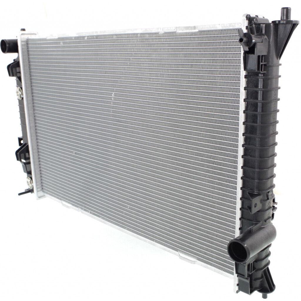 2006-2012 Ford Fusion Radiator , FO3010272. Side view of the replacement part.