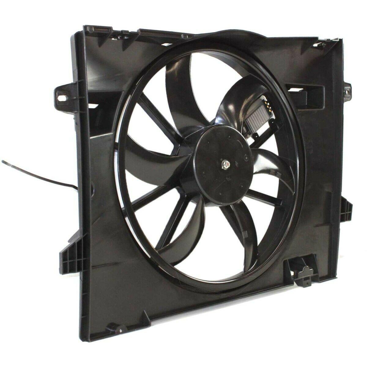 2006-2011 Ford Crown Victoria Radiator Fan Assy , FO3115157. Installed view for reference.