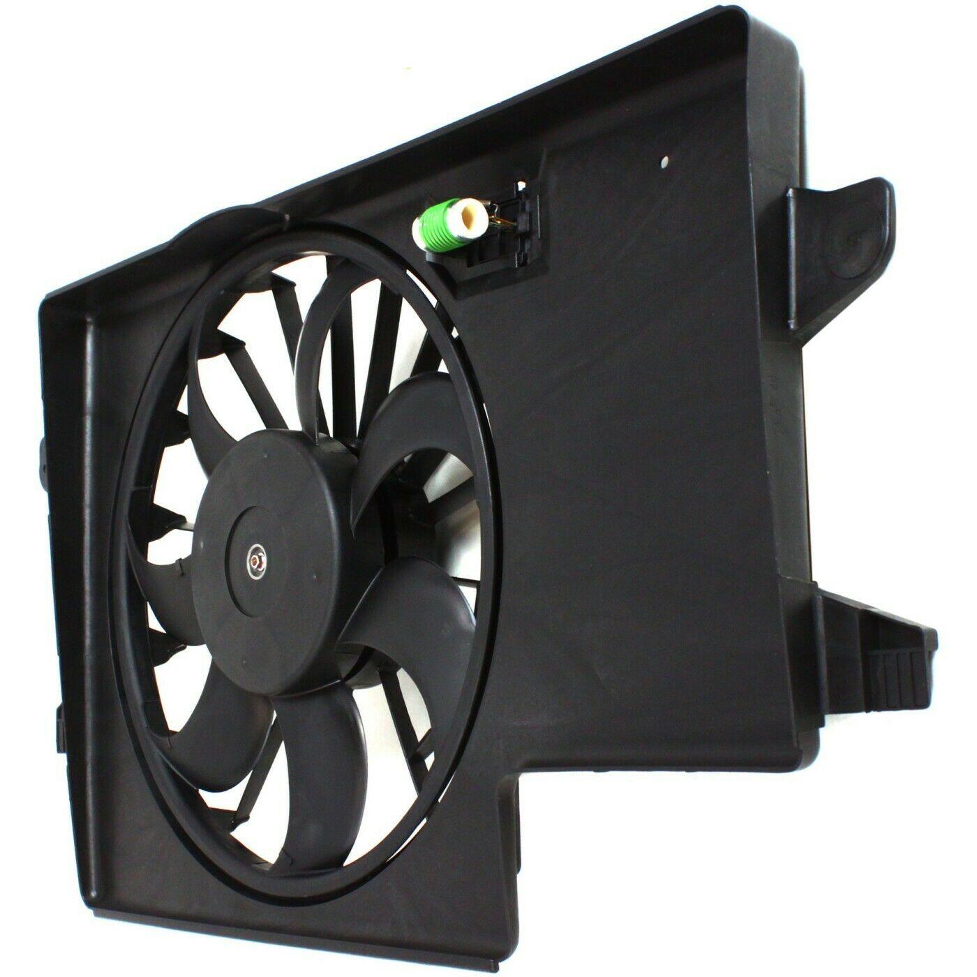 2008-2011 Ford Focus Cooling Fan Assy , FO3115171. Angle view for visual reference.