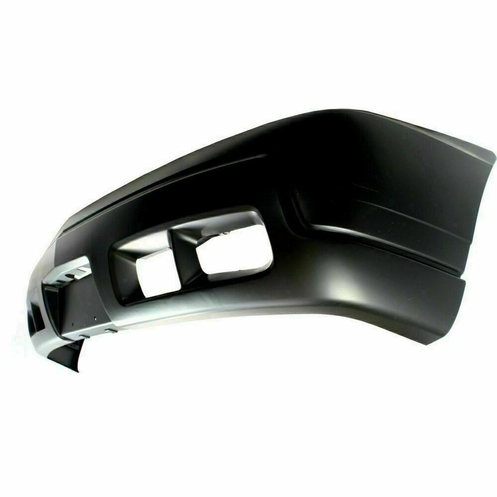 2002-2006 Cadillac Escalade Front Bumper Primed , GM1000636. Side view of the replacement part.