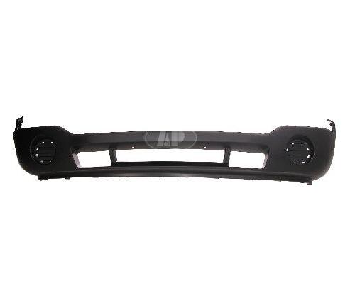 2005-2007 Gmc Sierra Hybrid Front Lower Bumper Without Fog Lamp Hole Primed , GM1000685. Installed view for reference.
