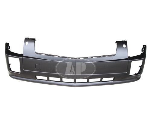 2004-2009 Cadillac SRX Front Bumper With Head Lamp Washer Hole Upper , GM1000695. Made with quality materials.
