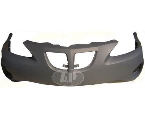 2004-2008 Pontiac Grand Prix Bumper Front Primed Upper Base-Gt-Gtp Models , GM1000698. Designed for OEM alignment.