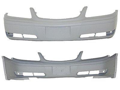 2004-2005 Chevrolet Impala Front Bumper Primed Ss Model With Lower , GM1000730. Designed for OEM alignment.