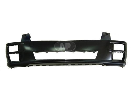 2008-2011 Cadillac STS Front Bumper With H/Lp Wash Hole Primed , GM1000854. Installed view for reference.