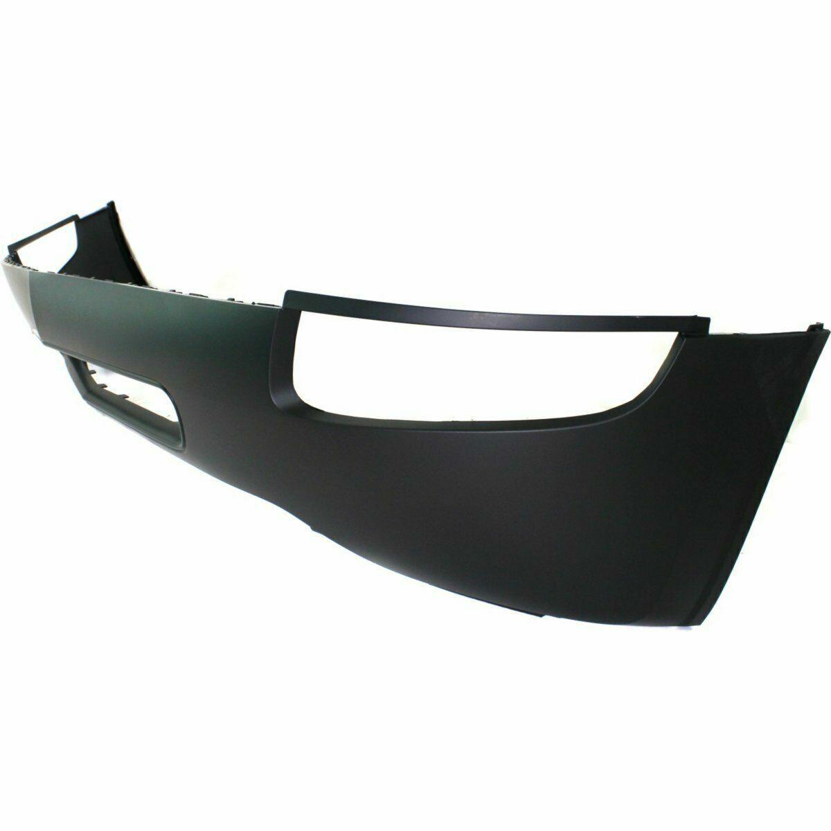 2008-2012 Buick Enclave Front Lower Bumper Primed , GM1000895. Side view of the replacement part.