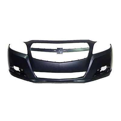 2013 Chevrolet Malibu Front Bumper Primed , GM1000933. OEM-quality exterior component.