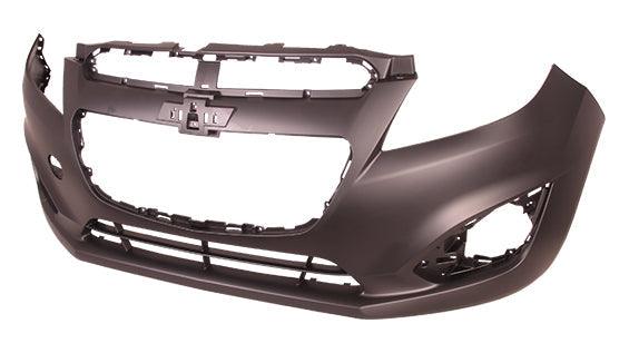 2013-2015 Chevrolet Spark Front Bumper Primed , GM1000935. Installed view for reference.