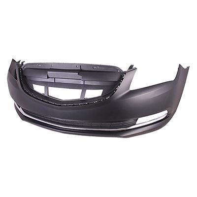 2014-2016 Buick Lacrosse Front Bumper Primed Without Adaptive Cruise , GM1000952. Designed for OEM alignment.