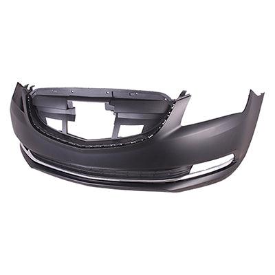 2014-2016 Buick Lacrosse Front Bumper Primed With Adaptive Cruise , GM1000953. OEM-style replacement.