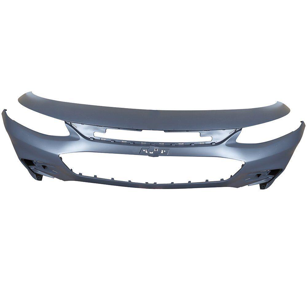2016-2018 Chevrolet Malibu Front Bumper , GM1000999. Side view of the replacement part.