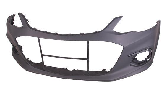 2017-2020 Chevrolet Sonic Sedan Front Bumper Primed Without Rs Pkg , GM1000A23. Designed for OEM alignment.