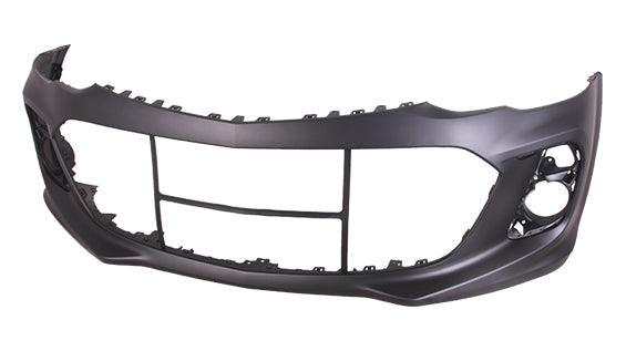 2017-2020 Chevrolet Sonic Sedan Front Bumper Primed With Rs Pkg , GM1000A24. Durable and impact-resistant.